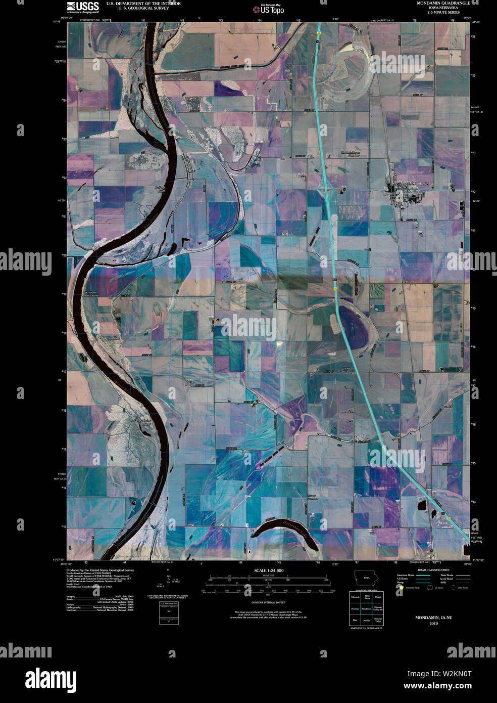 Map of mondamin hires stock photography and images Alamy