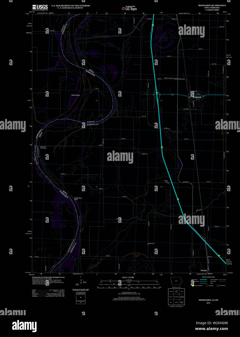 Map of mondamin hires stock photography and images Alamy