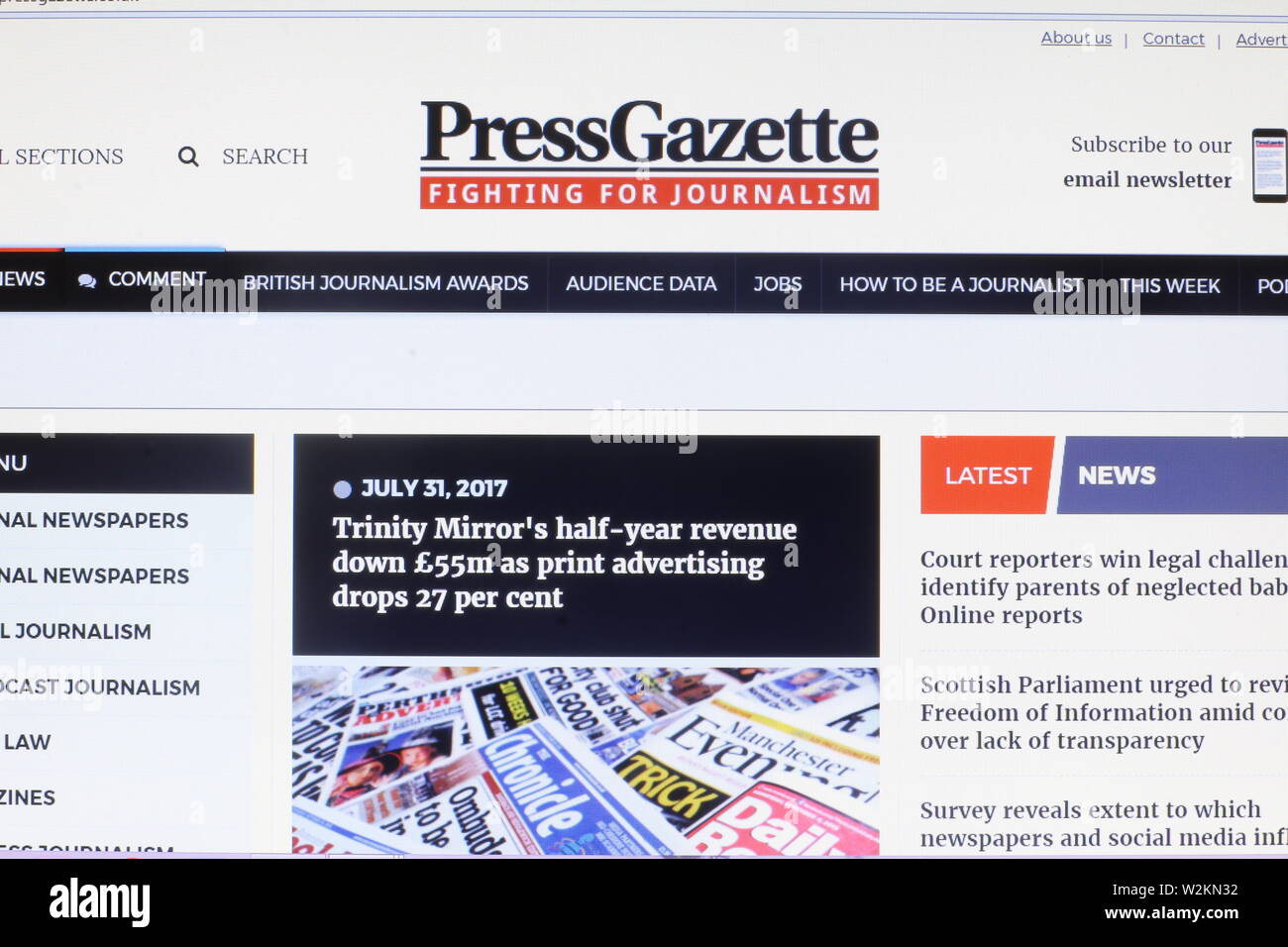 Official Website Of Press Gazette. Press Gazette Has Been Reporting On ...