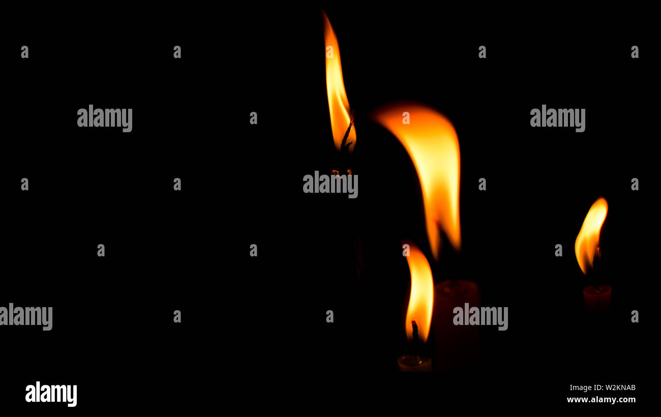 Flames- Fiery Stock Photo