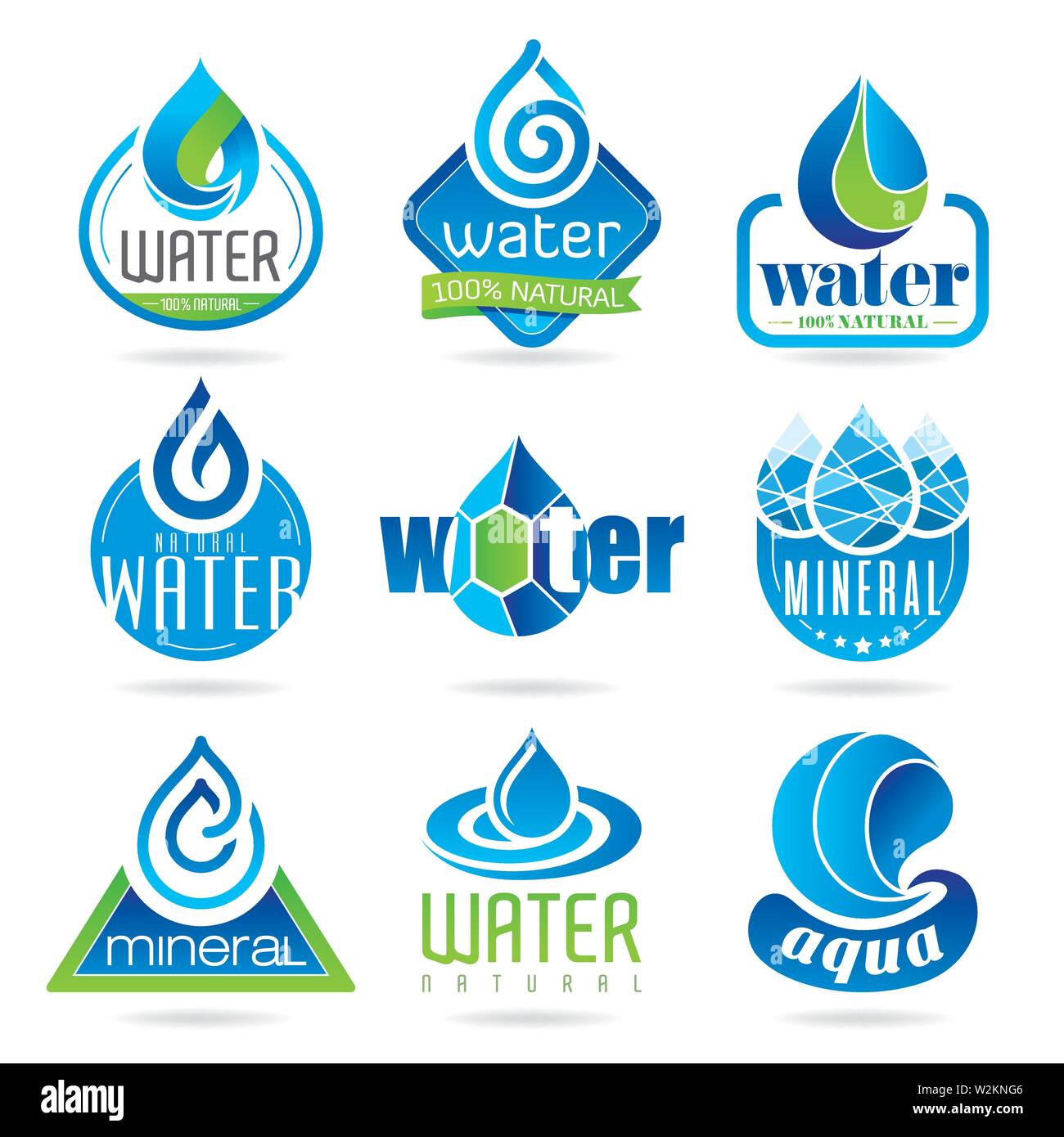Water icon set Stock Vector Image & Art - Alamy