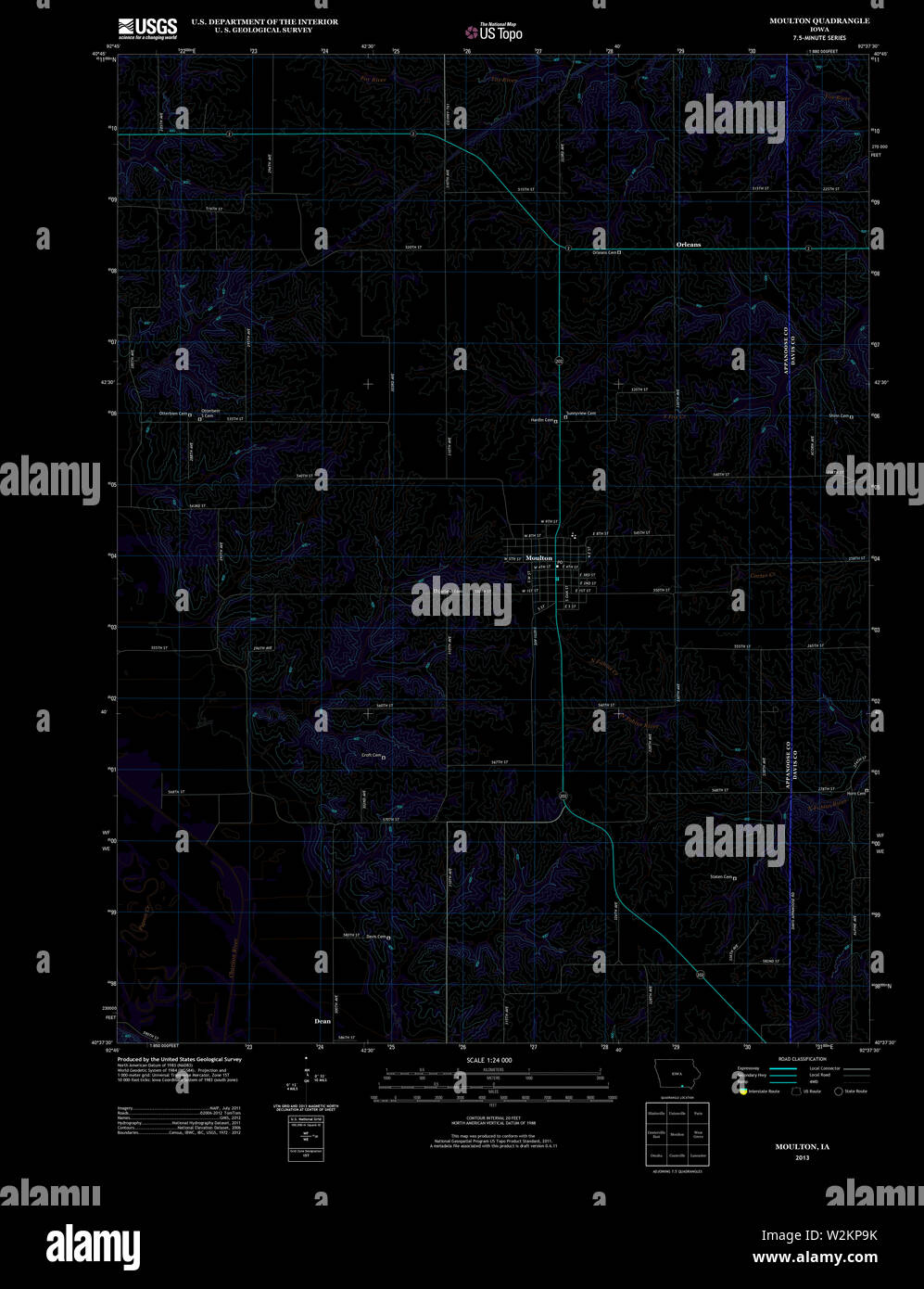 Map of moulton hires stock photography and images Alamy