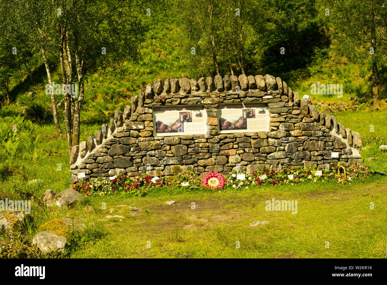 Battle of Glen Shiel monument, Glen Shiel, Northwest Highlands