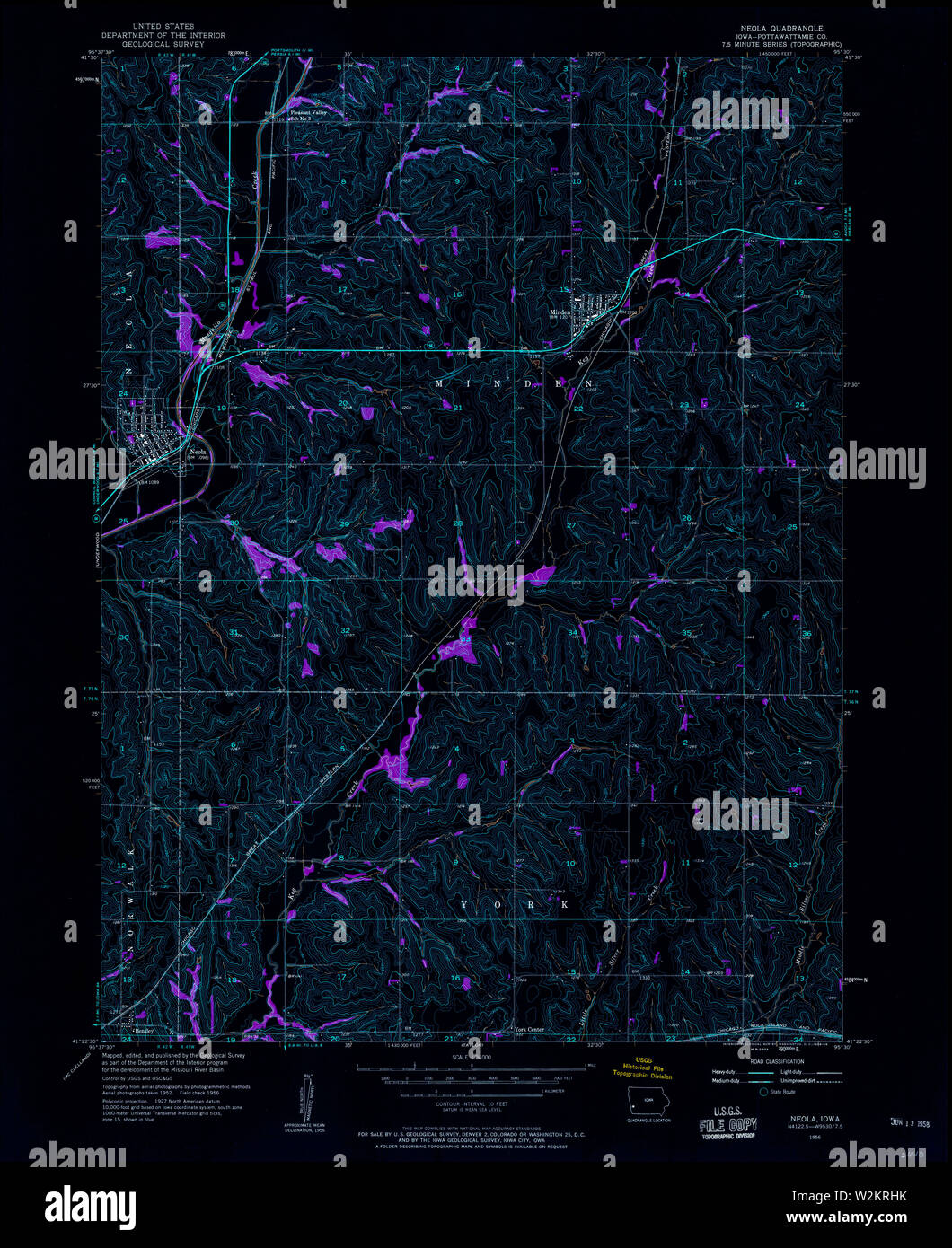 Neola map hires stock photography and images Alamy