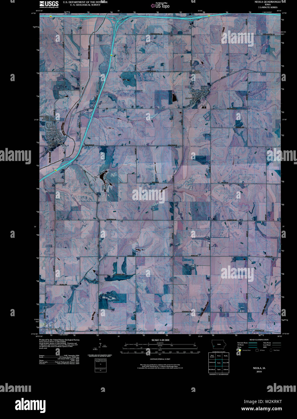 Neola map hires stock photography and images Alamy