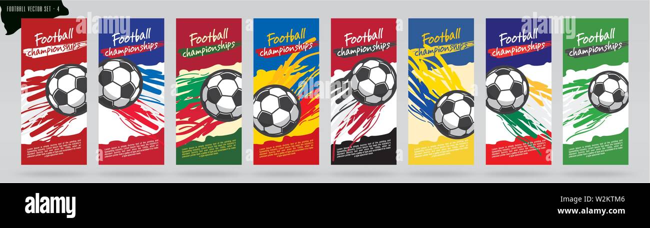 Soccer card design, football vector set Stock Vector Image & Art - Alamy