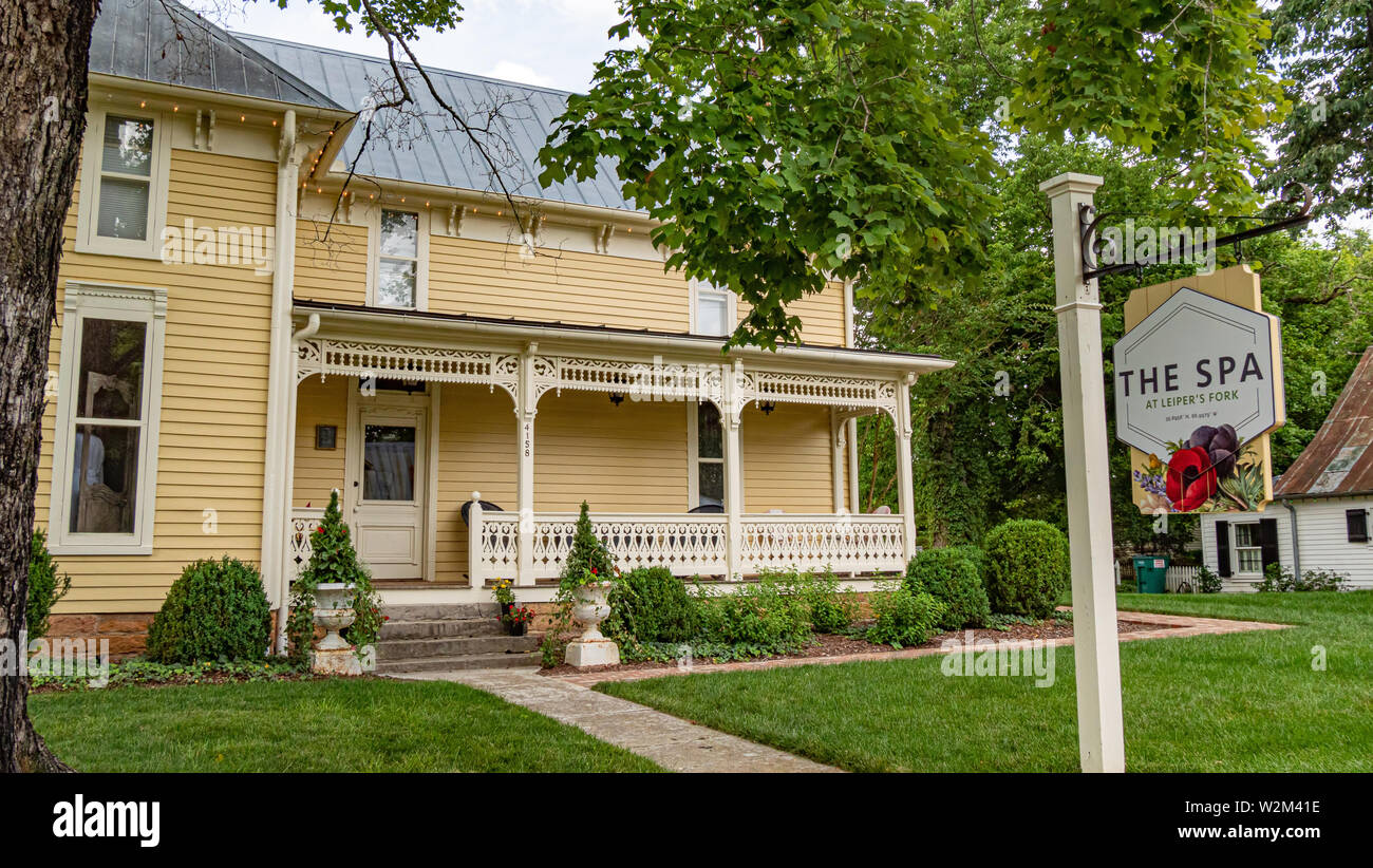 The Spa at Leipers Fork in Tennessee LEIPERS FORK, USA JUNE 18