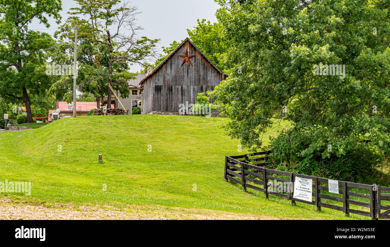 Farm at Leipers Fork in Tennessee LEIPERS FORK, USA JUNE 18, 2019