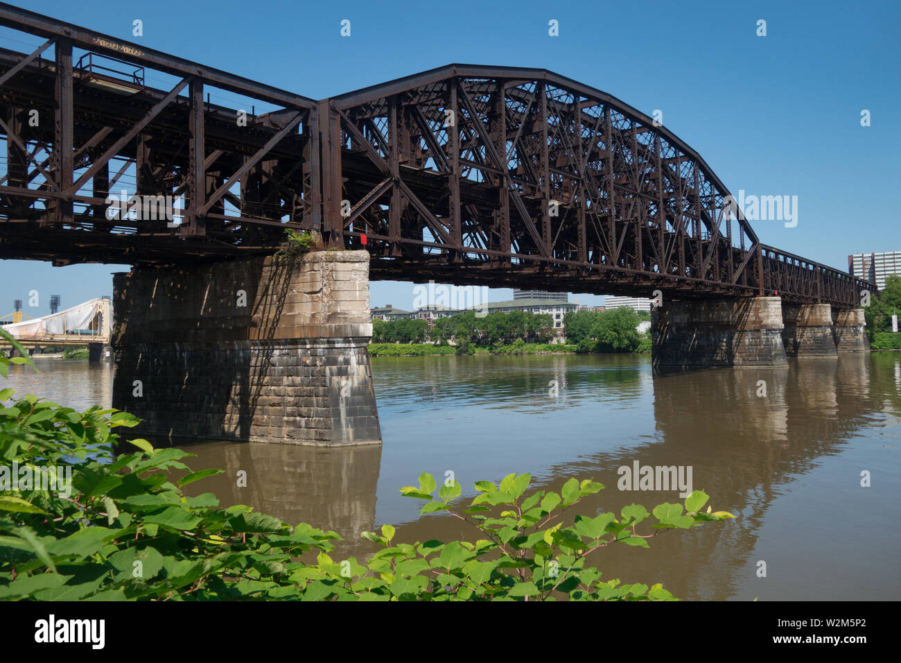 Railroad steel bridge hires stock photography and images Alamy