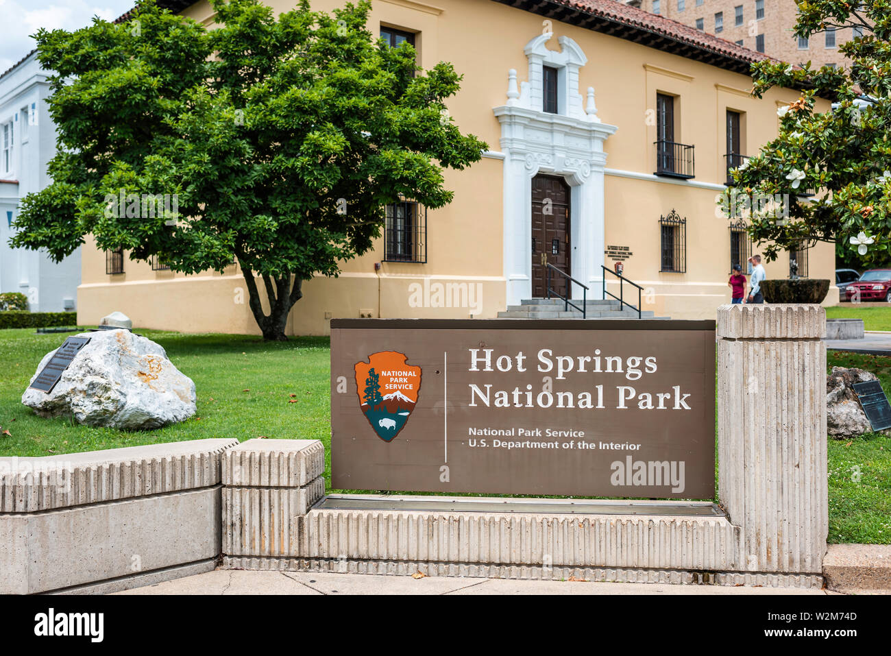 Hot Springs Usa June 4 2019 Historical Spa Bath House