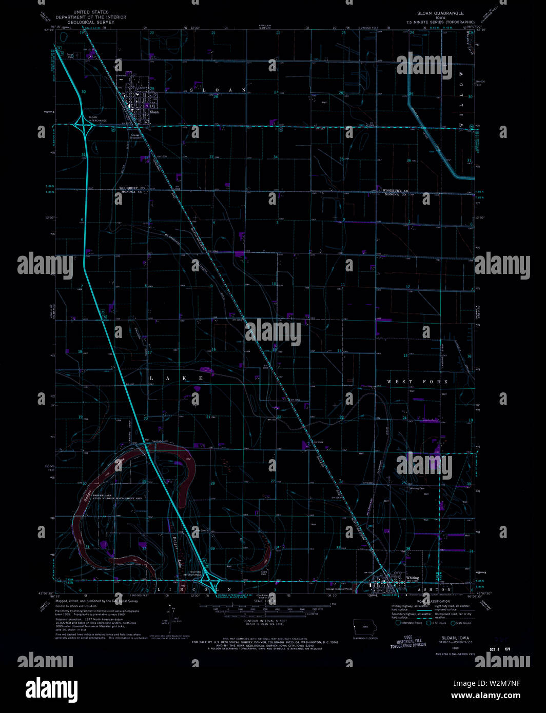 Map of sloan hires stock photography and images Alamy