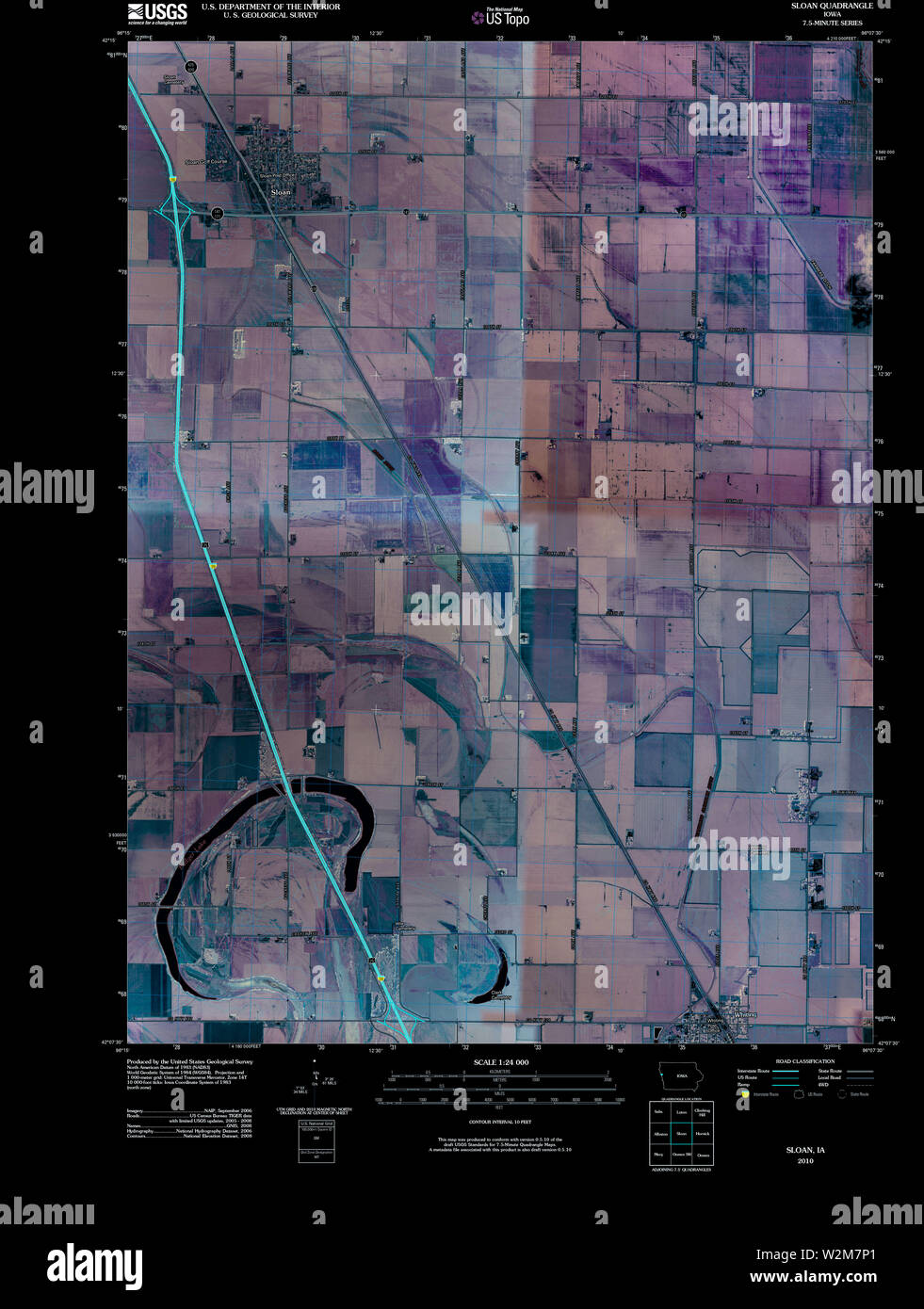 Map of sloan hires stock photography and images Alamy