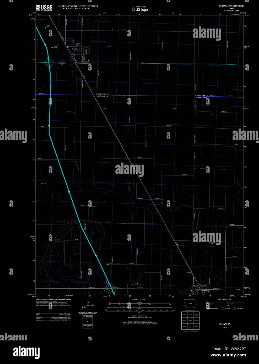 Map of sloan hires stock photography and images Alamy
