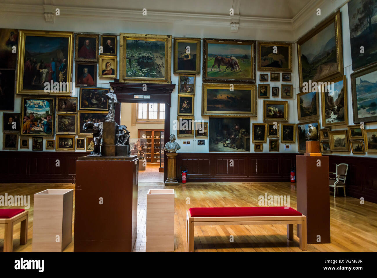 Interior of the Museum of Fine Arts and Archeology, Vienne, France Stock Photo Alamy