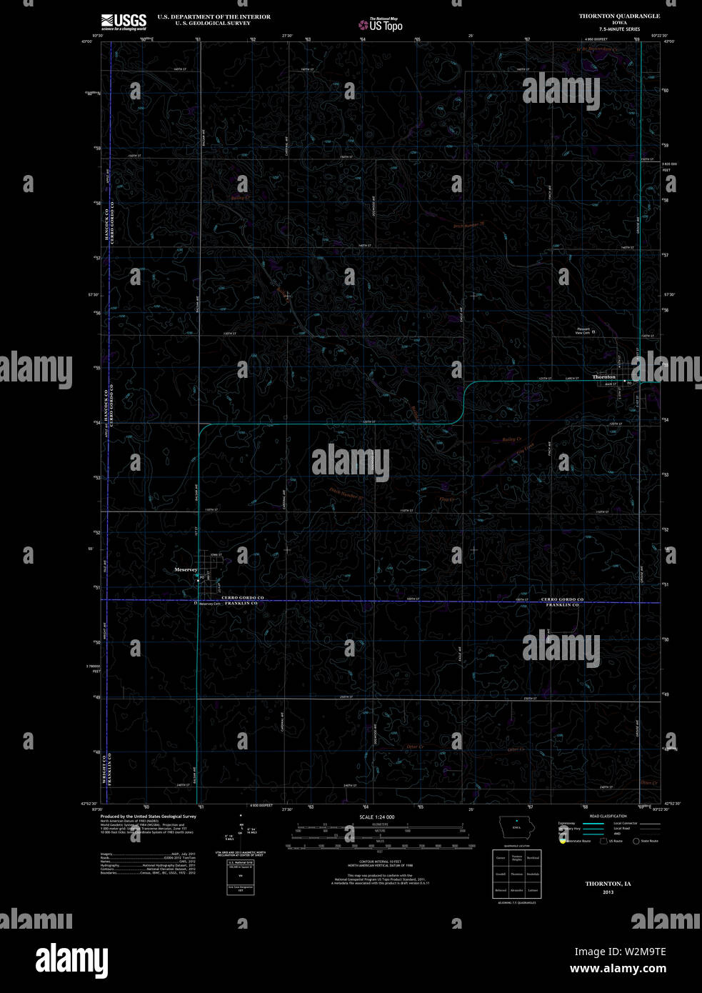 Map of thornton hires stock photography and images Alamy