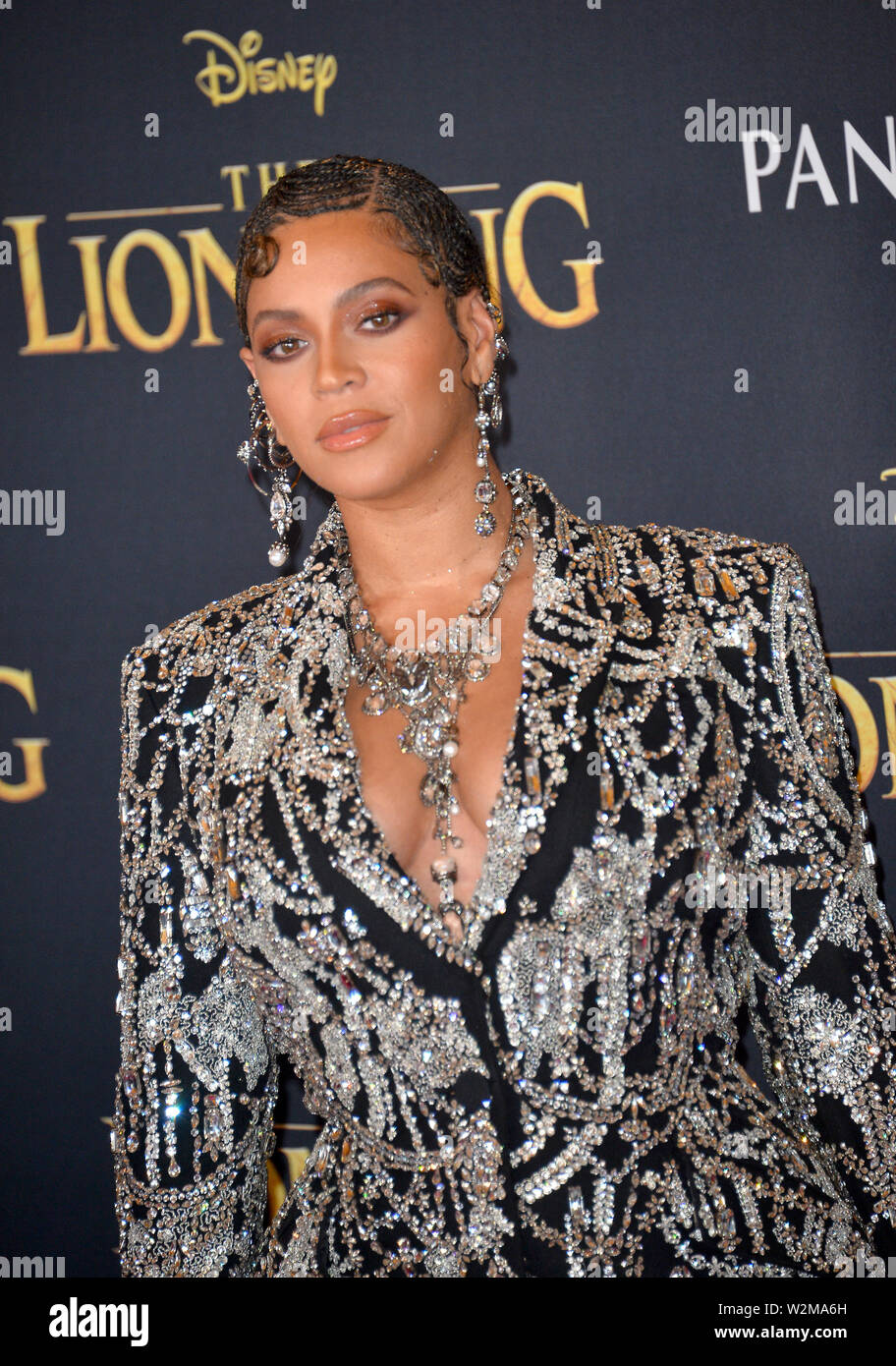 LOS ANGELES, USA. July 10, 2019: Beyonce Knowles-Carter at the world premiere of Disney's 'The Lion King' at the Dolby Theatre. Picture: Paul Smith/Featureflash Stock Photo