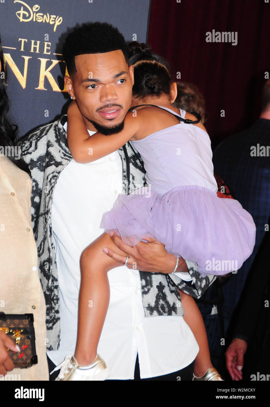 Hollywood, California, USA 9th July 2019 Singer Chance the Rapper and ...