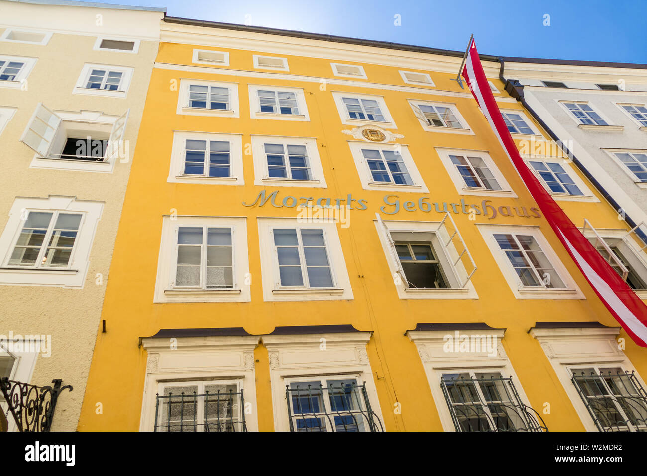 Place of birth of famous musician and composer Wolfgang Amadeus Mozart