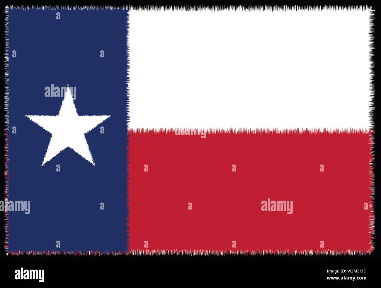 The flag of the USA state of TEXAS as grunge Stock Vector Image & Art ...