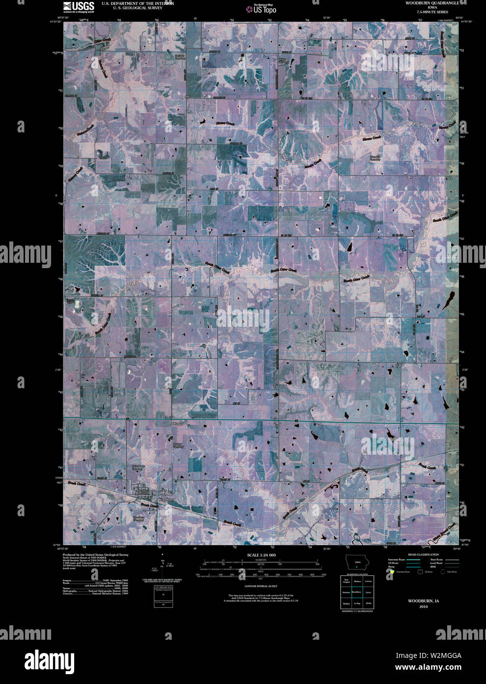 Map of woodburn hires stock photography and images Alamy