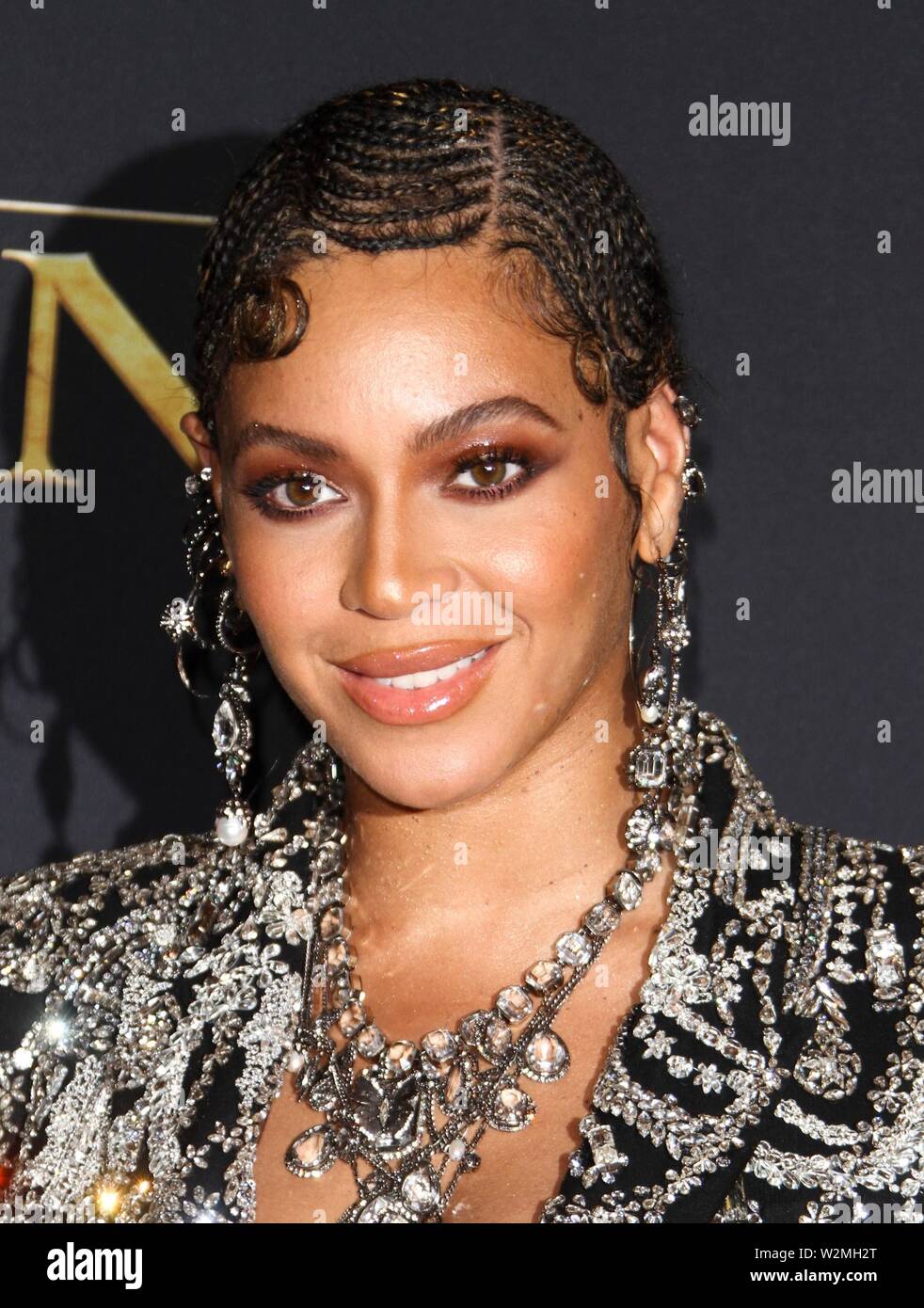 Los Angeles, CA, USA. 9th July, 2019. Beyonce at arrivals for THE LION ...