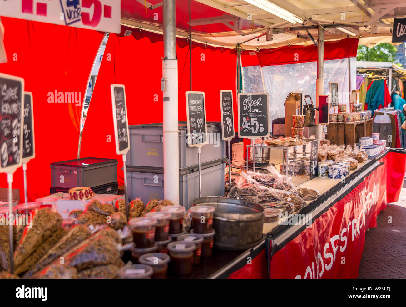 Nice Market in Groningen Stock Photo