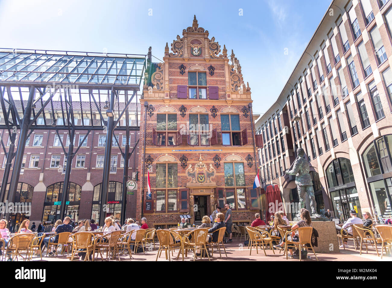 Beautiful Building in Groningen Stock Photo