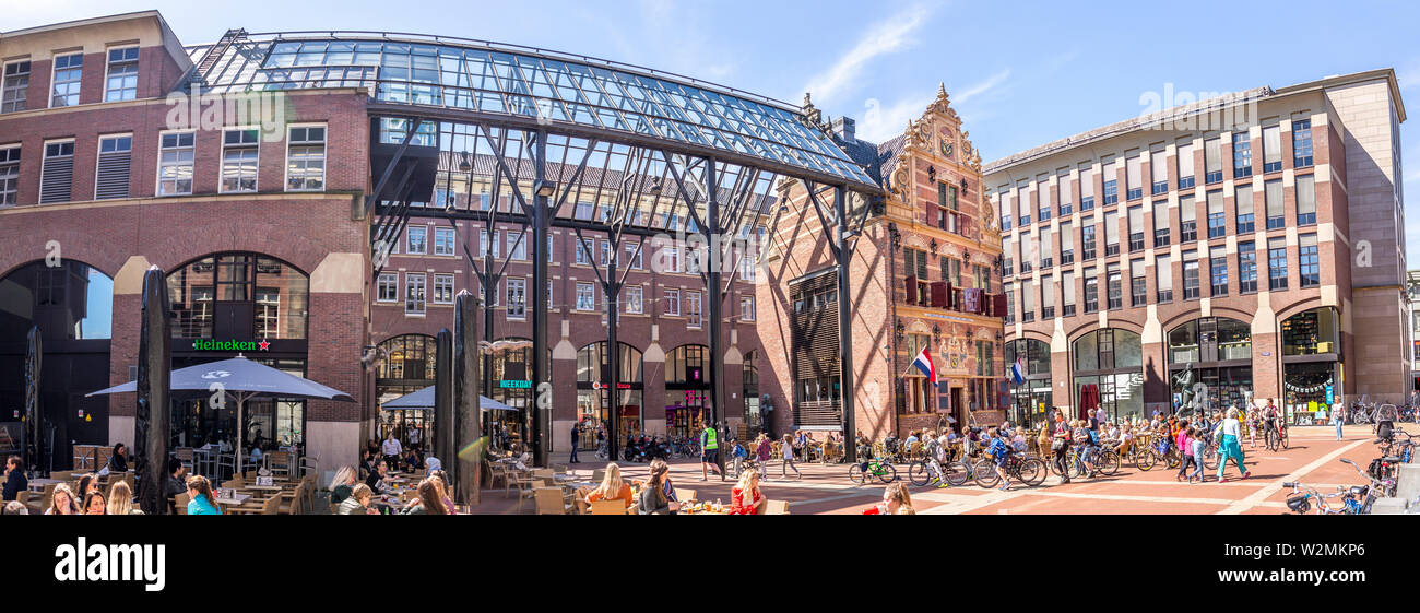 Beautiful Architecture in Groningen Stock Photo