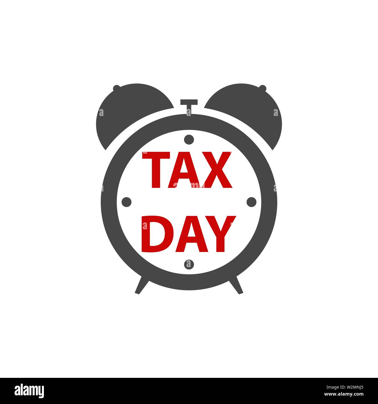 Tax day icon sig logo back. Vector Stock Vector Image & Art Alamy