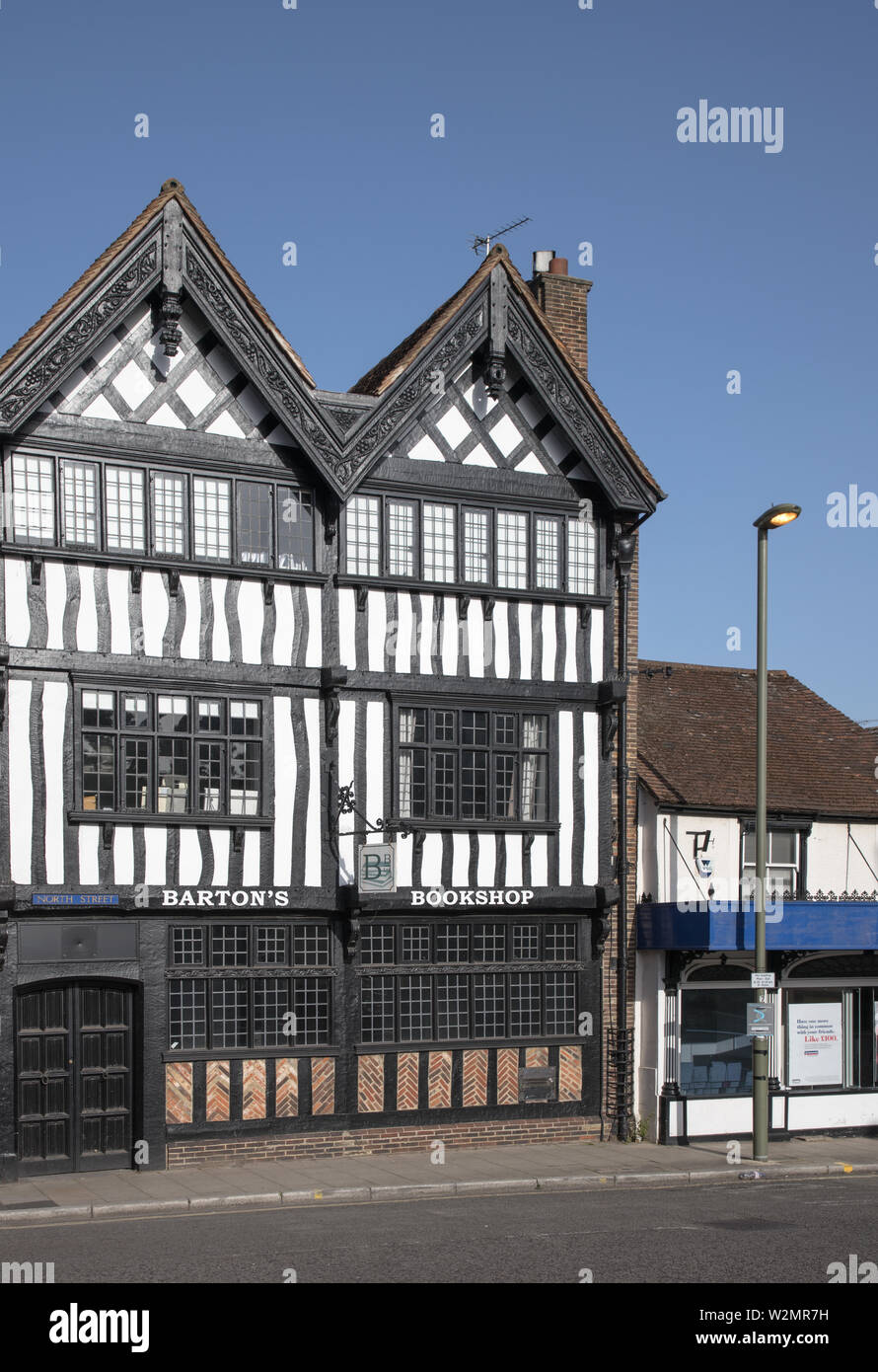 the famous bartons bookshop in the centre of leatherhead surrey Stock Photo
