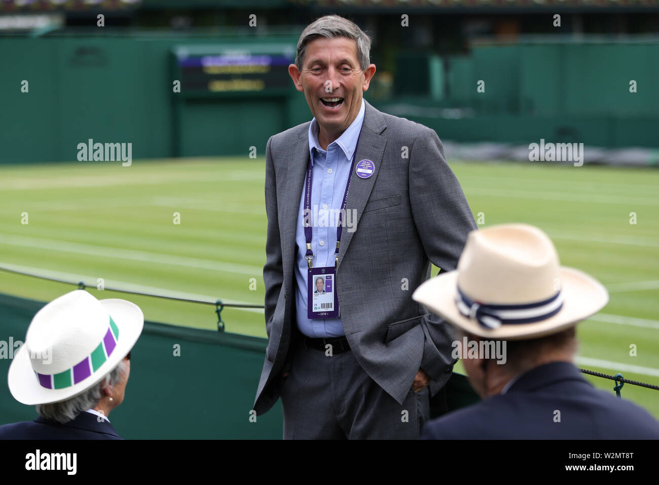 Wimbledon, UK. 10th July, 2019. Wimbledon Tennis Championships.  Andrew Jarrett, Tournament Referee, 2019 Credit: Allstar Picture Library/Alamy Live News Stock Photo