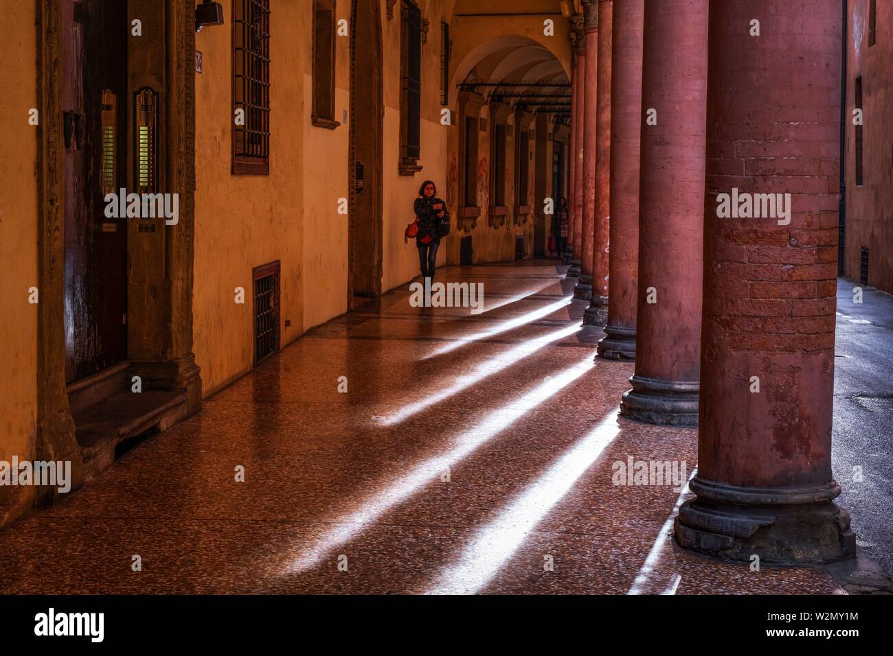 Street scene, Bologna, Italy Stock Photo - Alamy
