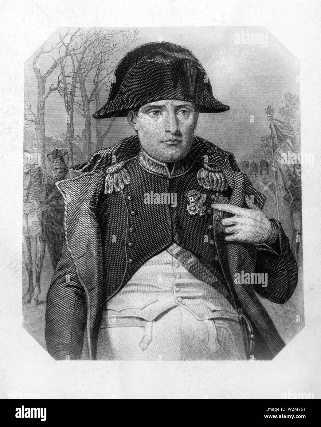 Napoleon..Napoléon Bonaparte:15 August 1769-5 May 1821) was a French statesman and military leader who rose to prominence during the French Stock Photo