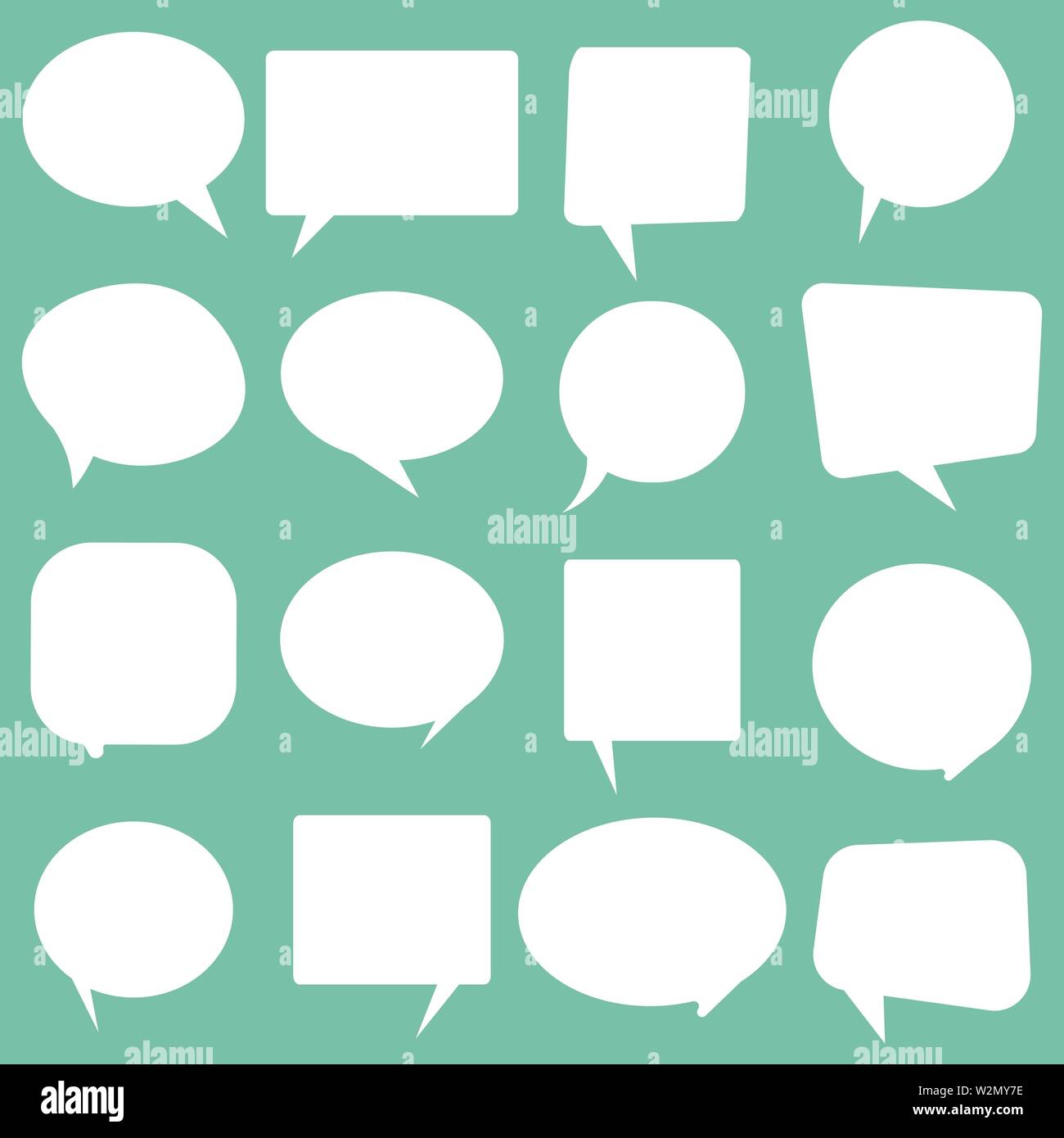 Speech bubbles icon group. Vector eps10 illustration Stock Vector Image ...