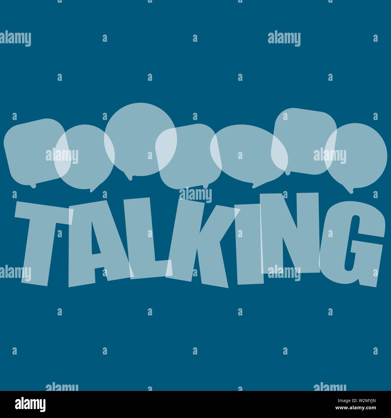 Communication speech bubbles icons. Vector eps10 illustration Stock ...