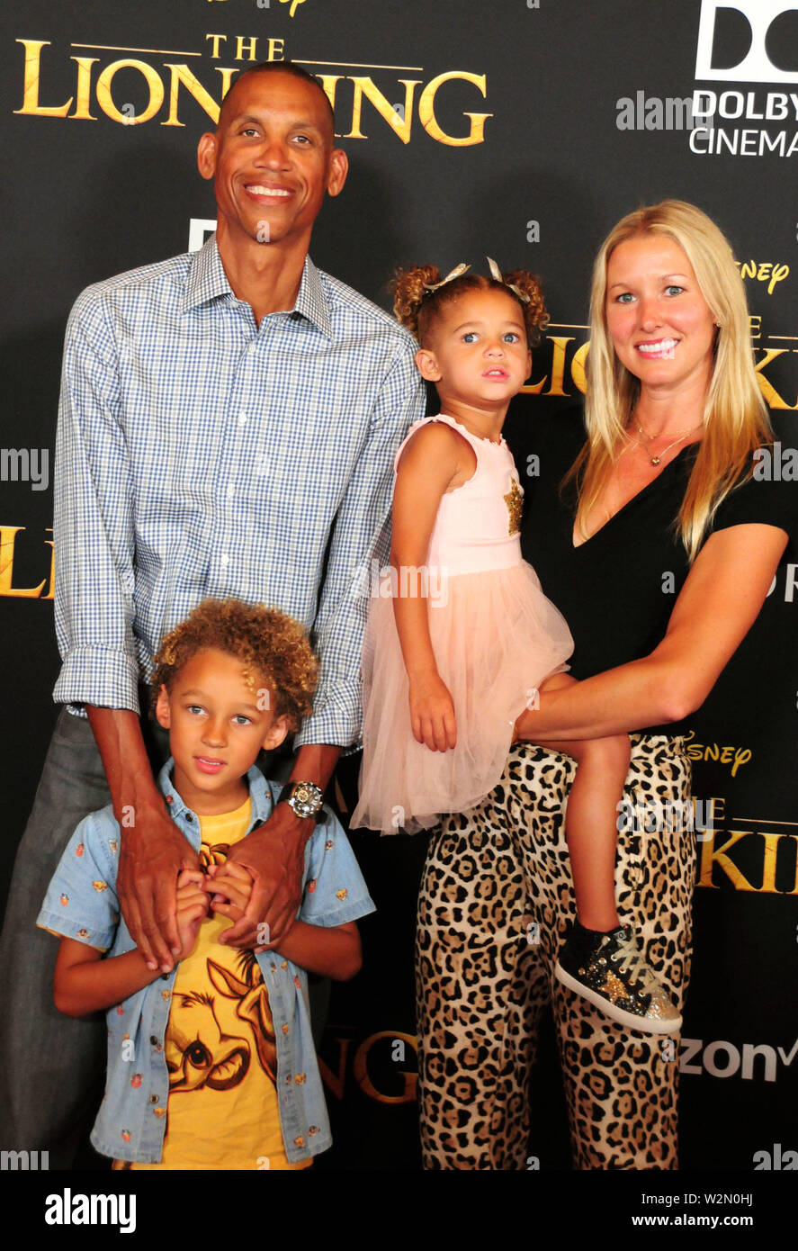Reggie miller with family hi res stock photography and images Alamy