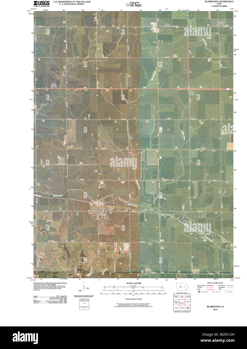 Map of blairstown hires stock photography and images Alamy