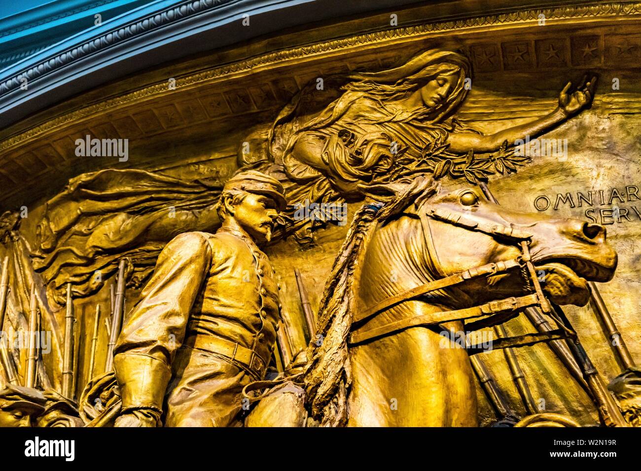 54th Massachusetts First Black Regiment Union Civil War Monument Model
