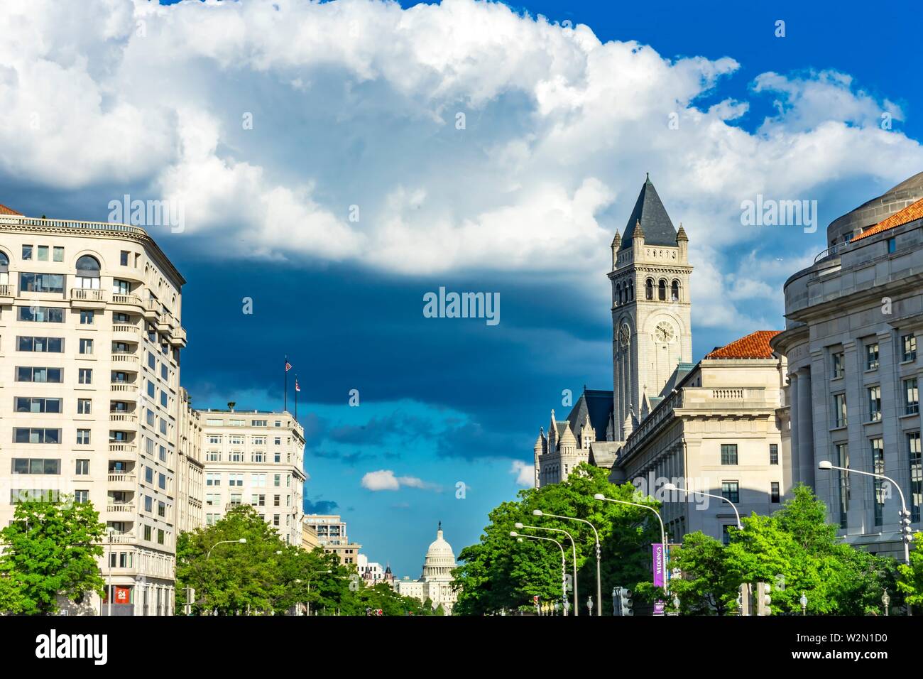 US Capitol Congress Old Post Office Building Pennsylvania Avenue