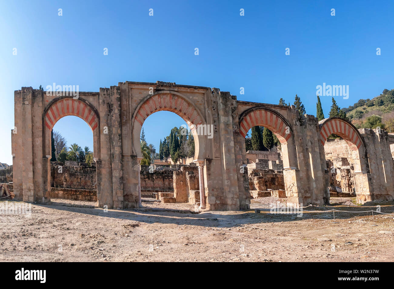 Ruins of Medina Azahara in Cordoba, Spain Stock Photo
