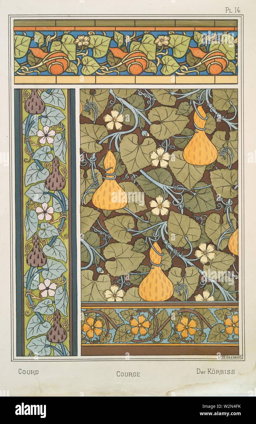 Courge Grasset Eugene 1841 1917 Compiler Verneuil M P Maurice Pillard 1869 Artist La Plante Et Ses Applications Ornementales Date Stock Photo Alamy