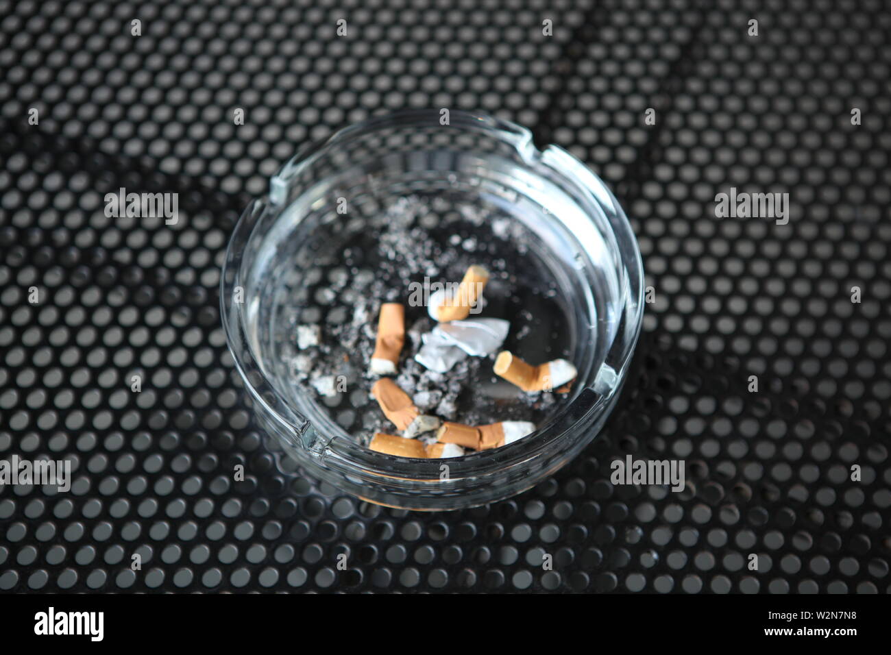 Cigarettes, smoke, antismoking campaign, ash tray Stock Photo Alamy