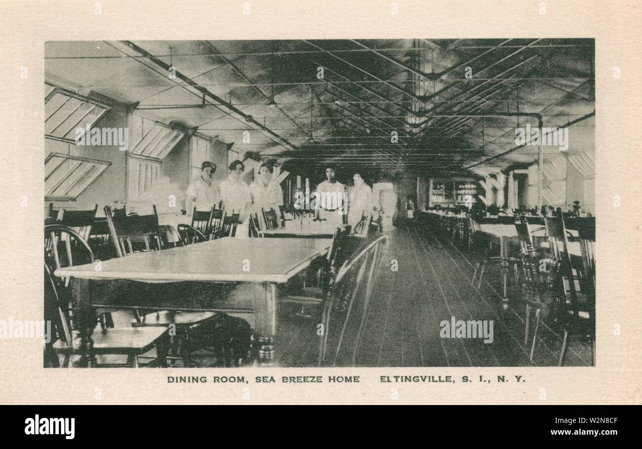 Dining Room, Sea Breeze Home, Eltingville, S.I.,N.Y. [ladies in white