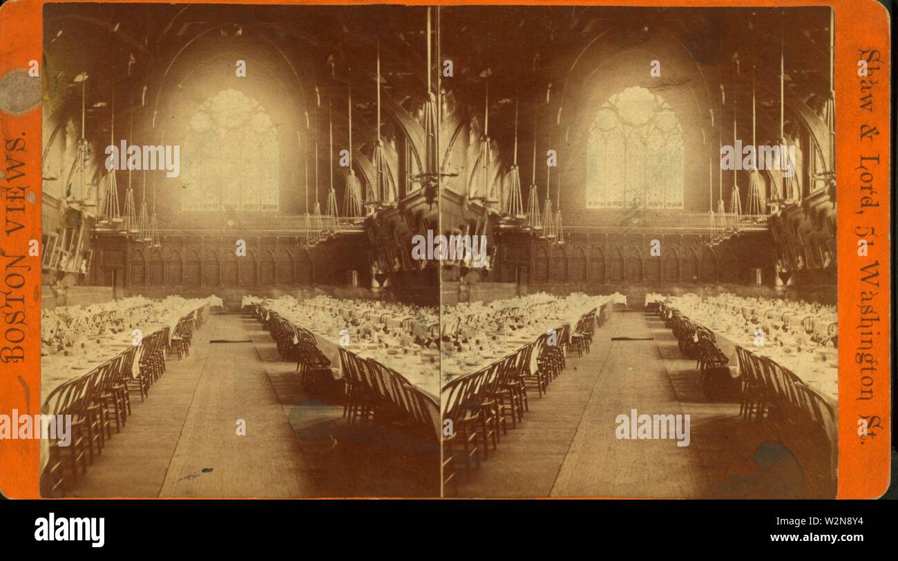 Dining Room In Memorial Hall Harvard College Additional