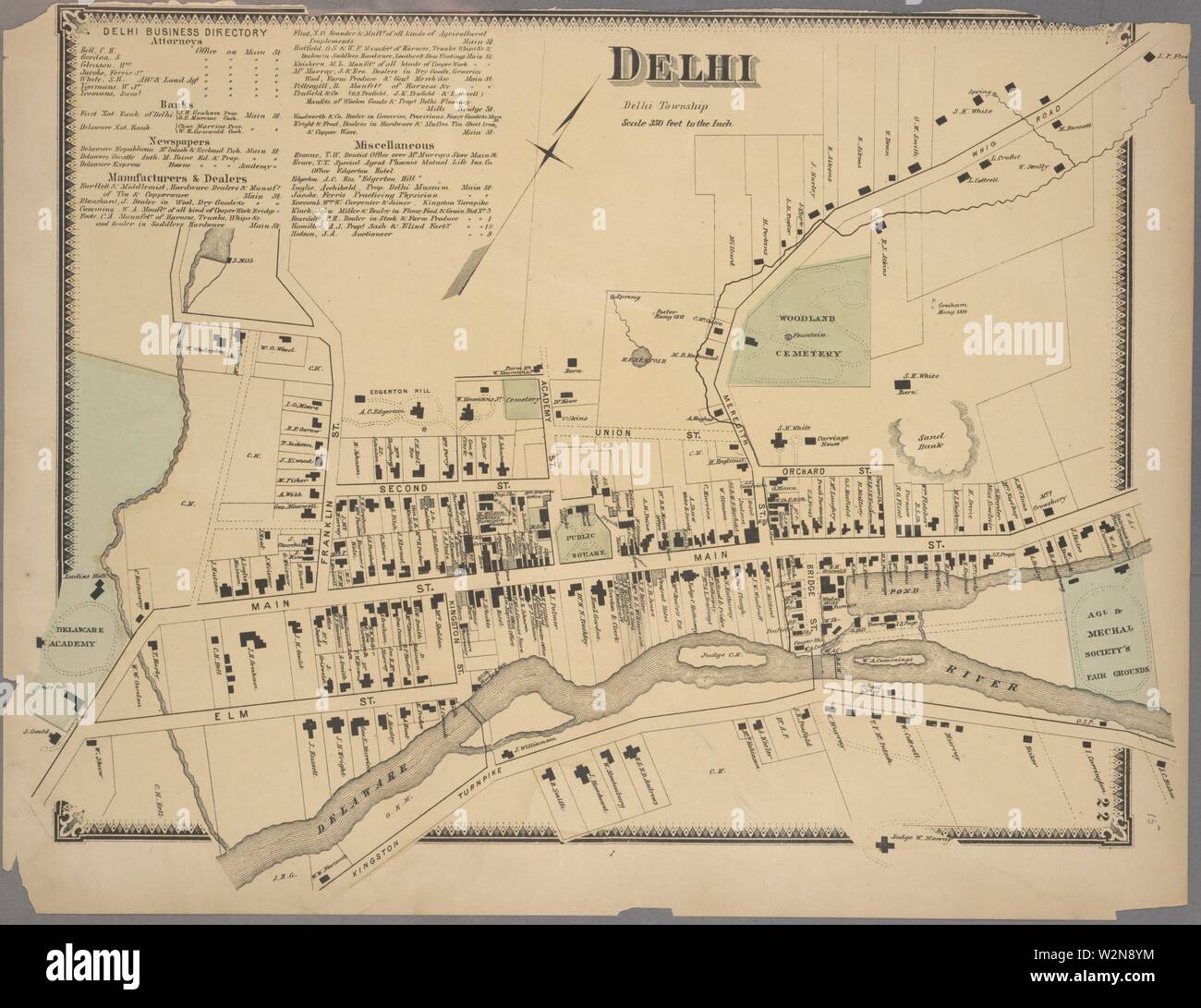 Map of delhi new york hires stock photography and images Alamy