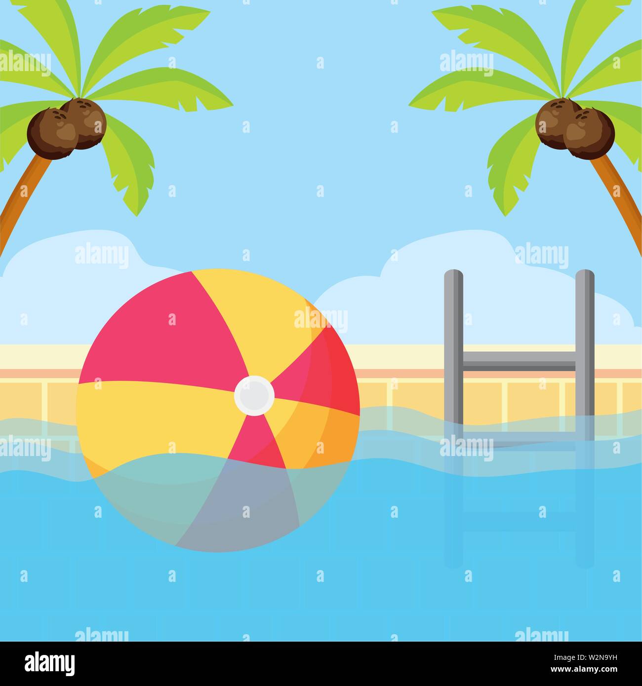 summer time holiday Stock Vector Image & Art - Alamy