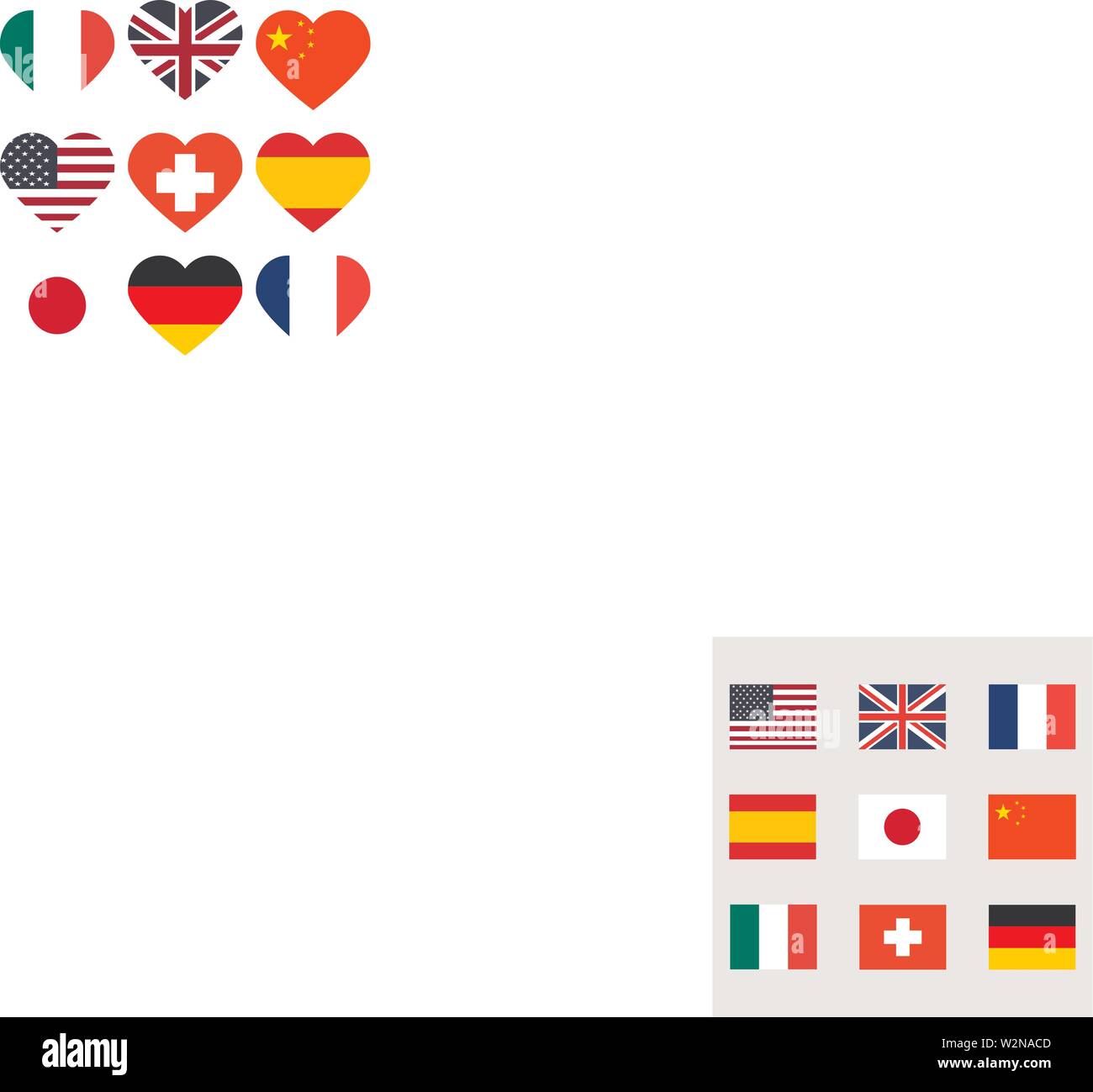 Canada norway flag Stock Vector Images - Alamy