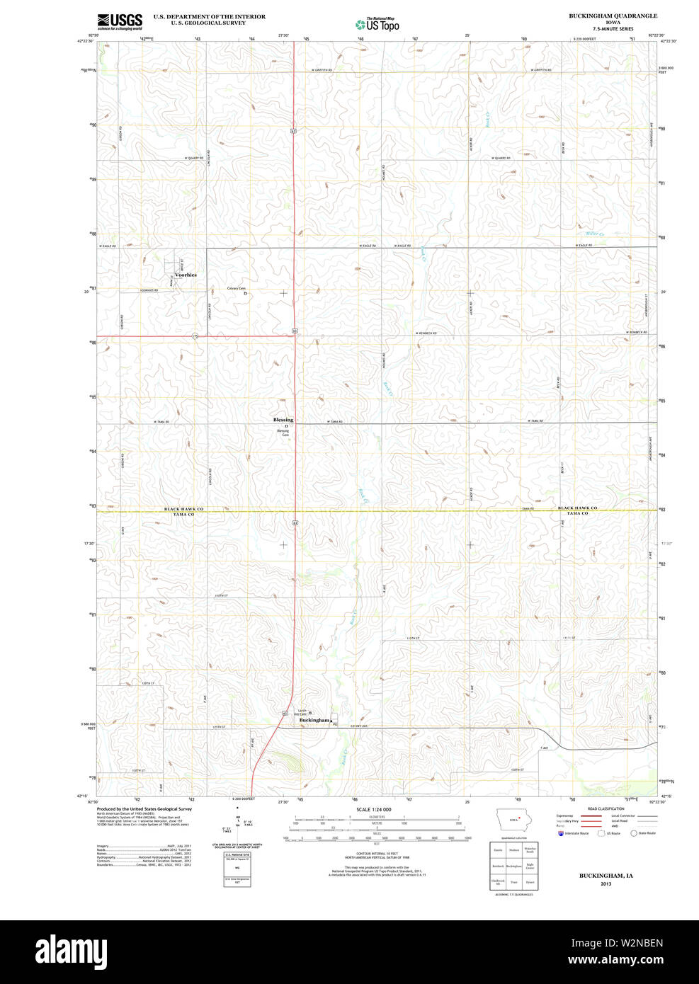 Maps of buckingham hires stock photography and images Alamy