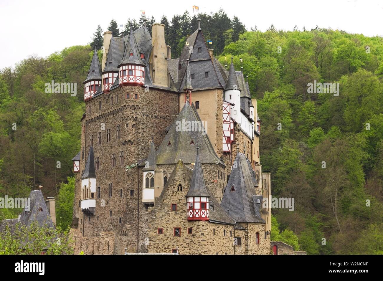 Burg Eltz Germany 26 April 2019 View Of The Burg Eltz