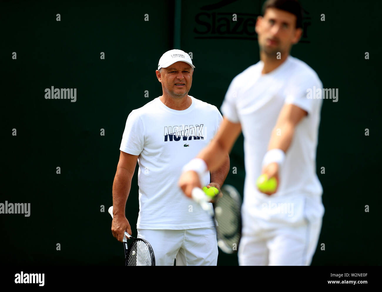 Novak Djokovic Coach High Resolution Stock Photography and Images  Alamy